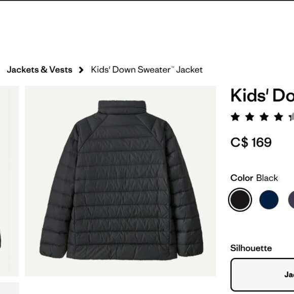 Patagonia Boys' Down Jacket - Size 16/18 - Picture 5 of 5